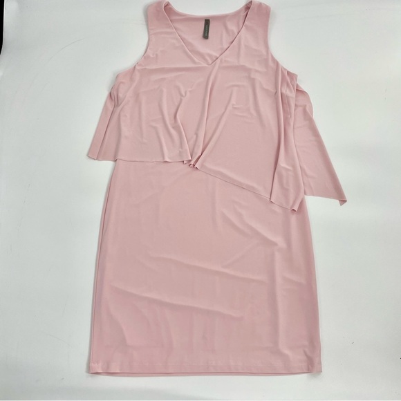 Last Tango Light‎ Pink Sleeveless Tunic/Dress Stretchy Sheath Dress Large - Picture 2 of 9